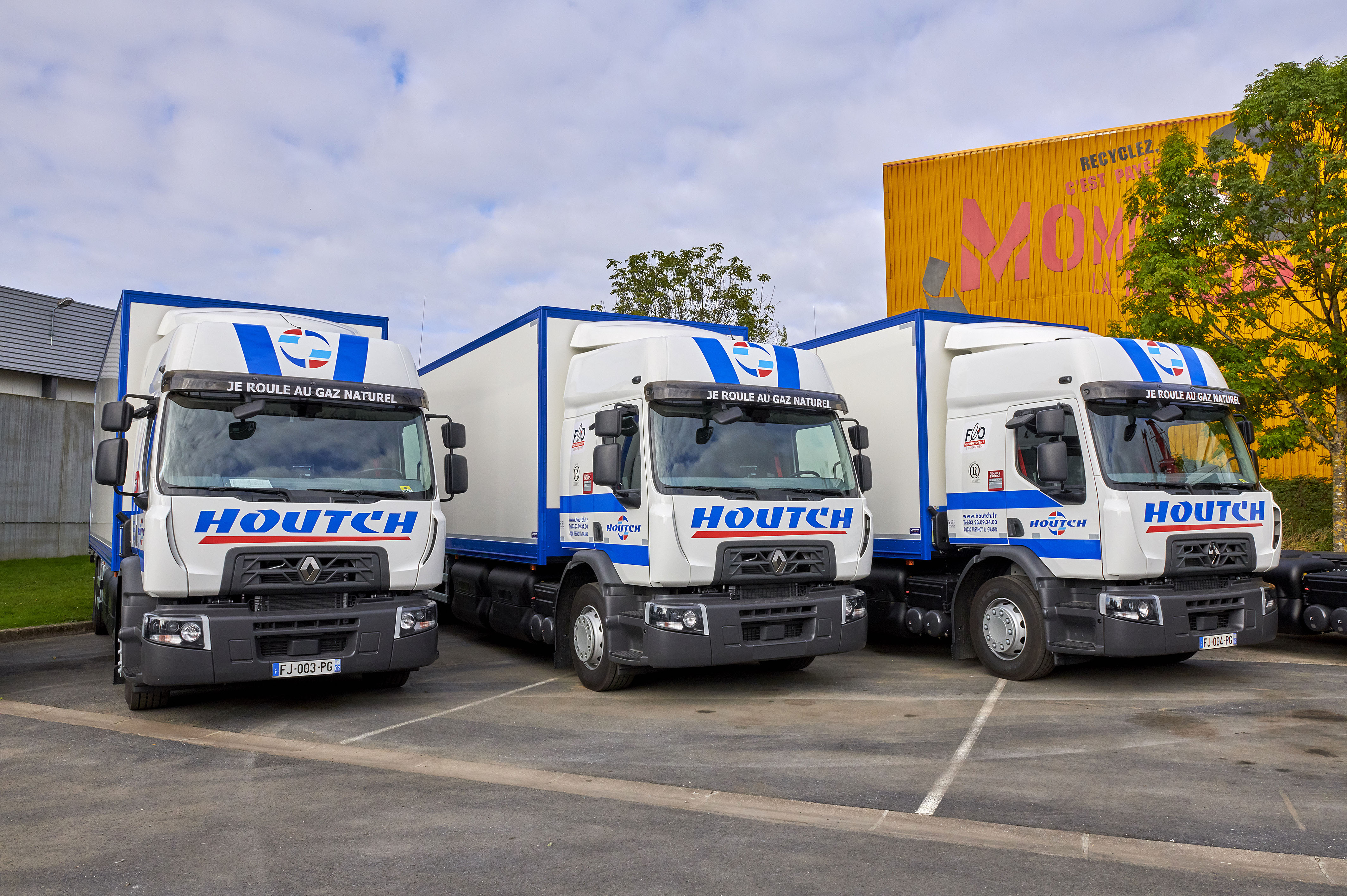 Transports Houtch : des camions verts grâce au gaz naturel